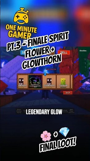 🌸 Roblox Grow a Garden 🌱 Spirit Flower Mythical + Legendary Glowthorn 💎 Final Pack Pulls! | Pt.3