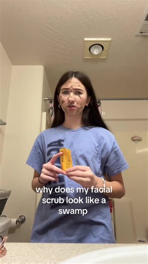 This is cringe don’t mind it #skincare #facescrub #shrek | Face Scrub
