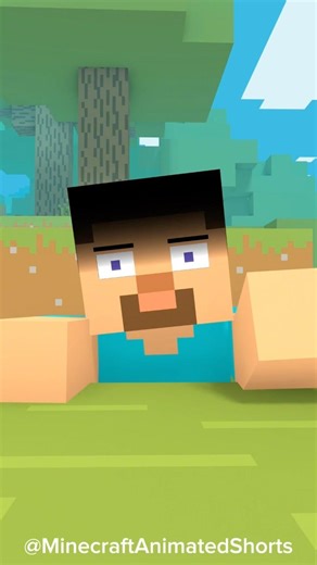 My first night in Minecraft be like...🕳️ 💀#shorts #minecraft #animation #minecraftanimation #funny