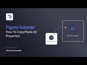 Figma quick Tips: How To Copy:Paste All Properties