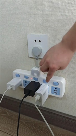 cordless multi-plug extension adapter board #plug #extenionboard #shorts