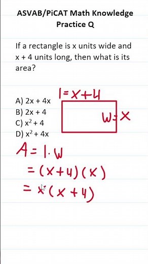 ASVAB/PiCAT Math Knowledge Practice Test Q: Multiplying Polynomials #acetheasvab with #grammarhero