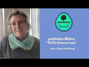 Fluffy Granny Loop. A Möbius loop with groups of sticks like a granny square.