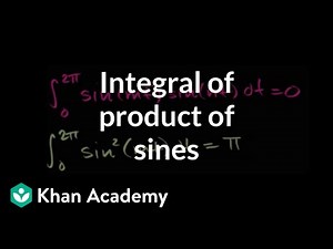 Definite integrals of product of sines