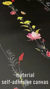 Garden Flowers Wallpaper, Vintage Floral Art, Peel and Stick, Temporary Wallpaper, Home Decor, Botanical Wall Art, Dollhouse Wall Art - 1078 - Etsy