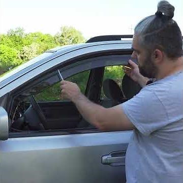 Fix Loose Wind Deflectors on a Car #car #diy