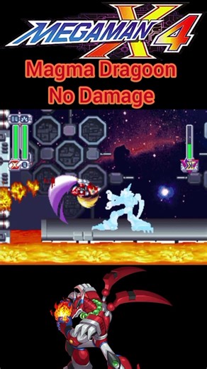 Mega Man X4 Magma Dragoon No Damage