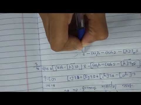 Solutions of ODE using Laplace transform - part 1