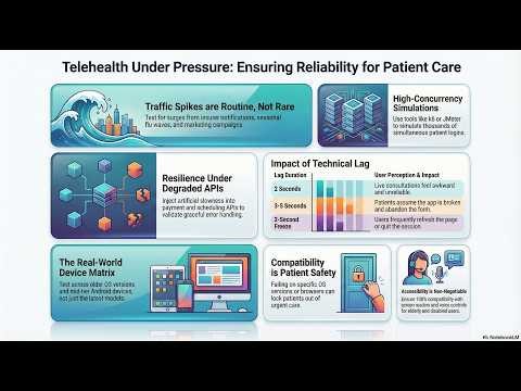 Your Telehealth App Passes QA. But Will It Survive a Traffic Surge?