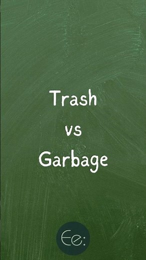 Trash vs Garbage 🗑️ What's the Difference? by English explained #words #difference #meaning #tips