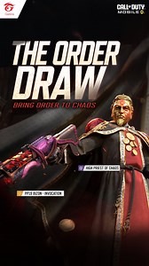 ⚖️ The Order Draw Bring Order to Chaos with: 🟪 High Priest of Chaos 🟧 Legendary PP19 Bizon - Invocation Log in and unlock now! ➡️ https://codmgrn.onelink.me/7EoI/PlayCODM #GarenaCallOfDutyMobile #GarenaCODM #CODM2024Season11 #CODMLegendaryDrawRunback | Garena Call of Duty Mobile