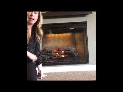 Dimplex Revillusion 36 Herringbone Electric Fireplace