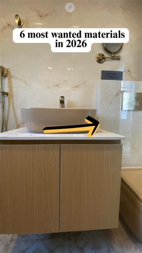 Interior designers, save this! 🔥 Here are the 6 most-wanted materials of 2026 — the ones every architect, designer, and homeowner will be obsessing over. From futuristic surfaces to sustainable new-age textures, these materials are already trending across global studios… and they’re about to explode in India too. If you're planning a renovation or creating your next design concept, add these to your moodboard NOW. ✨ Which material would you want in your home/office? Comment below 👇 . . . . #In