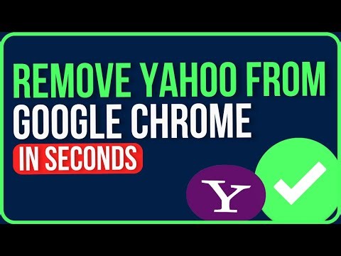 HOW TO REMOVE YAHOO FROM GOOGLE CHROME 2026 (Easy Guide) | Remove Yahoo Search Engine Permanently