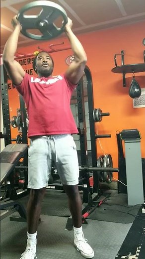Plate Overhead Press