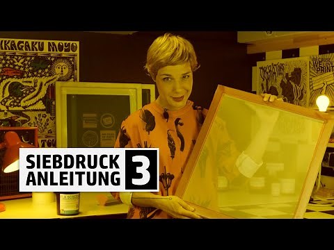 Siebdruck Anleitung Teil 3 - Siebe vorbereiten und beschichten | Siebdruck selber machen