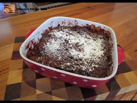 Self-Saucing Chocolate Pudding (microwave)