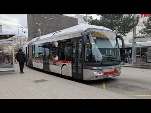 Trolleybus de Lyon C2 Gare Part-Dieu Vivier Merle - Rillieux-Semailles Irisbus Cristalis ETB 18