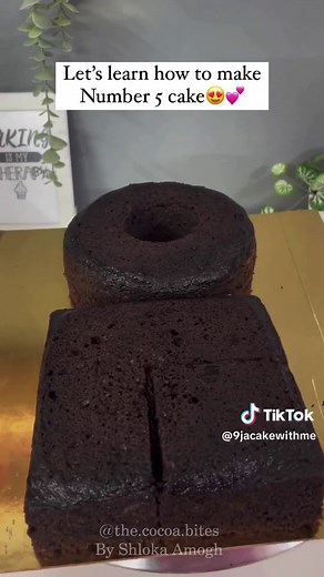How to Make a Number 5 Cake Tutorial