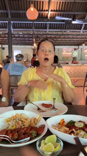 Sylvia D'costa on Instagram: "Paid Rs 3,000/- for One Fish in Goa😳🐟 Watch till end to know if the restaurant was worth the price💰 📌 Comment “Goa” to get the location in your DM #maamadeit #goa #seafood #goanfood #seafoodingoa #gaoncuisine #fish #cafeingoa #goaguide #travelblogger #momblogger #momtravelblogger #travel #guide #restaurant #food #mumbaiblogger #indianmomblogger #cookingcreators #indiancreators #mumbaifoodblogger #explore"