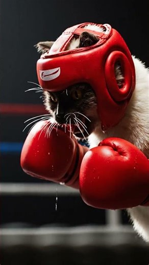 Boxing cats🥊 #fyp #cats #funny #boxing #memes