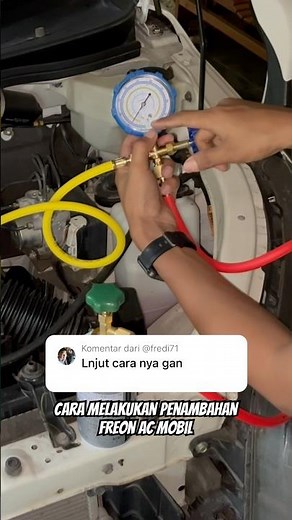 How to fill/add freon to your car AC yourself at home #automobile #workshop #mechanic