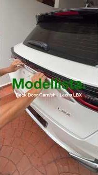 Modellista Back Door Garnish on Lexus LBX 🥰👍🏻