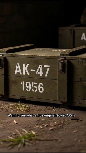 Original Soviet AK-47 Crate From 1956 What's Inside ? #ww2 #militaryhistory