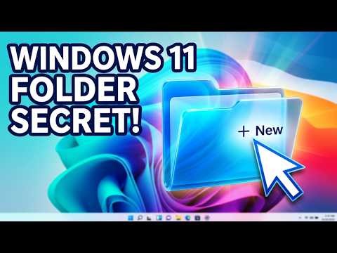 How to create a new folder in windows 11