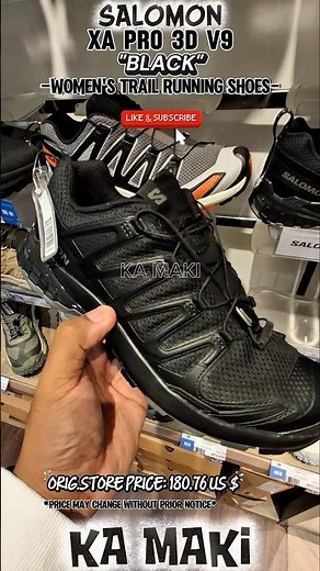 SALOMON XA PRO 3D V9 "BLACK" -WOMEN'S TRAIL RUNNING SHOES-