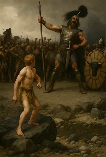 Goliath was one of the last giants, who died out during the Bronze Age collapse. He was part of the Anakim tribe, direct descendants of the Nephilim destroyed during the Flood.