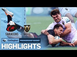 Saracens v Northampton Saints - HIGHLIGHTS | Super Semi-Final! | Gallagher Premiership Rugby