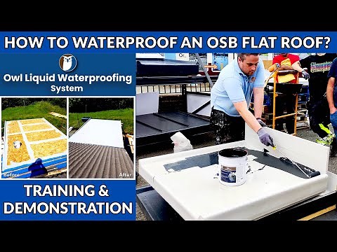Flat Roofing & Waterproofing Free Training I How to Waterproof an OSB Timber Roof with Lava 20