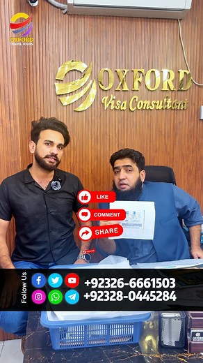 Get expert advice from professional visa consultants! 🌍 Whether you’re planning to apply for Canada, USA, UK, Spain, or Netherlands, our team is here to guide you every step of the way. From application tips to appointment booking — we’ve got you covered. Apply your Visa and book your appoinments through Oxford Travel Tours! . At Oxford, we take pride in turning visa dreams into reality. Whether it’s a Tourist Visa, Study Visa, or professional file handling & embassy appointments, our expert vi