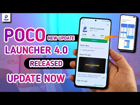 OFFICIAL Poco Launcher 4.0 Released INSTALL NOW | ENABLE New Recents, New Animations IN POCO DEVICES