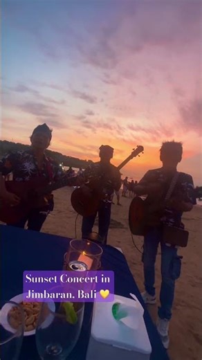 Live Sunset Dinner Concert in Bali 💜 Anji- Dia #Bali #Indonesia #travel
