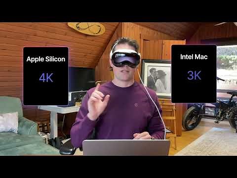 Apple Vision Pro: Work Display Settings
