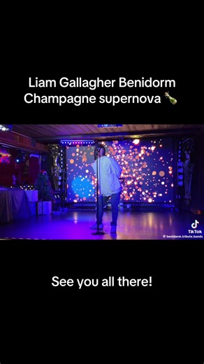 CHAMPAGNE SUPERNOVA IN BENIDORM! Catch this along with the other hits of Liam Gallagher and Oasis at the Morgan Tavern and The Western Saloon⭐️ Days/times pinned on my profile🎶 #liamgallagherbenidorm #oasisbenidorm #liamgallaghertribute #benidormtribute #benidorm