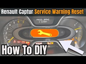 How to reset the service warning light on the Renault Captur 1