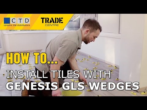 How to Install Large Format Tiles with the Genesis GLS Wedge Levelling System