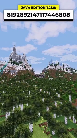 Minecraft Woodland Mansion Between Mountains | Java Edition Seed