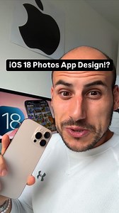 69K views · 321 reactions | I actually got used to the new Photos app in iOS 18, but I know still many people prefer the old design. What are your thoughts on it? Do you like the new Photos app design or prefer the old one? _______ #ios18 #photosapp #iphonephotos #iphone16 #refinedsign | AppleDsign | Facebook