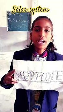 Solar system Project Explanation #periwinklemathematics #school #voiceeffects #viralshorts