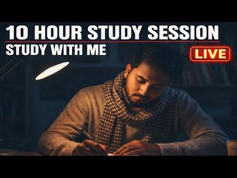 Study With Me LIVE 🔴 10 Hours | NEET 2026 Preparation | Silent Study #live #studywithme #vlog #neet