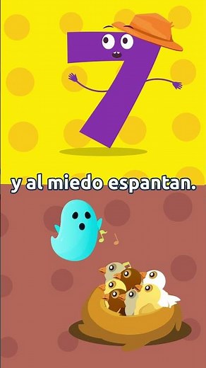 🐣 ¡Aprende el número 7 con los pollitos valientes! 🎶