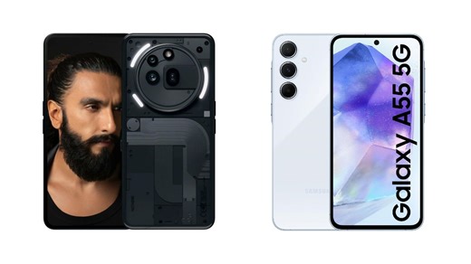 Nothing Phone (3a) Pro vs Samsung Galaxy A55: Which is the better smartphone?