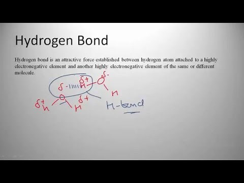 Hydrogen Bonding