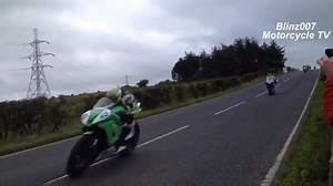23K views · 521 shares | Isle of Man TT Crazy fly by Top speed 320km/h | Bike and car | Facebook