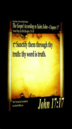 John 17:17 | Number 100 Most Popular Bible Verse