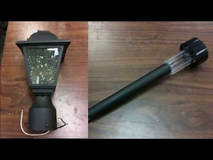 Lamp Post Solar Light Conversion